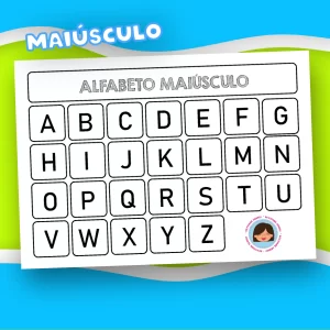 Alfabeto Completo com Quatro Formas de Escrita Descrição do Produto: Este material educativo em PDF foi desenvolvido para facilitar o ensino do alfabeto completo, abordando as quatro formas de escrita: letras maiúsculas, minúsculas, cursiva e bastão. Com 5 páginas de atividades, este recurso é ideal para acompanhar e reforçar o progresso da aprendizagem das crianças de forma dinâmica e envolvente. Características do PDF: Páginas 1 a 4 - Tabelas do Alfabeto Completo: Cada página contém uma tabela do alfabeto completo em uma das quatro formas de escrita: Maiúsculas. Minúsculas. Cursiva. Bastão. Essas tabelas são essenciais para a visualização e comparação das diferentes formas de cada letra, permitindo que a criança reconheça e pratique a escrita correta em cada estilo. Página 5 - Ilustrações de A a Z: A quinta página traz ilustrações coloridas e divertidas de A a Z, com cada imagem representando uma palavra correspondente à letra inicial. Ideal para jogos de fixação, onde a criança pode associar as imagens às letras. Perfeito para atividades de associação com as tabelas do alfabeto, reforçando a memorização e compreensão das letras.