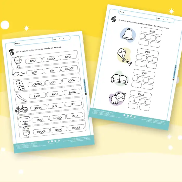 atividade de sílabas para alfabetização infantil com ilustração para colorir PDF educativo com formação de palavras simples para crianças de 5 anos exercícios com sílabas e leitura para crianças em fase de alfabetização atividade de copiar e pintar sílabas para educação infantil fichas educativas com sílabas para imprimir e colorir separar palavras em sílabas e letras – atividade com ilustrações material com sílabas e palavras para colorir e escrever atividades para alfabetização com sílabas e numerais atividade de ligar figuras às palavras corretas em PDF educativo completar palavras com vogais – atividades educativas para crianças desafio com sílabas e formação de palavras para educação infantil atividade lúdica para formar palavras com sílabas simples pintar a palavra correta e ligar com figuras – atividade divertida alfabetização infantil com atividades de leitura e escrita de sílabas atividades pedagógicas com sílabas para crianças de 5 e 6 anos